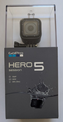 GoPro HERO5 Session 4K HD Action Camera Black (HWMR1) Brand New in Sealed Box