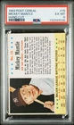 1963 Post Cereal Baseball Mickey Mantle #15