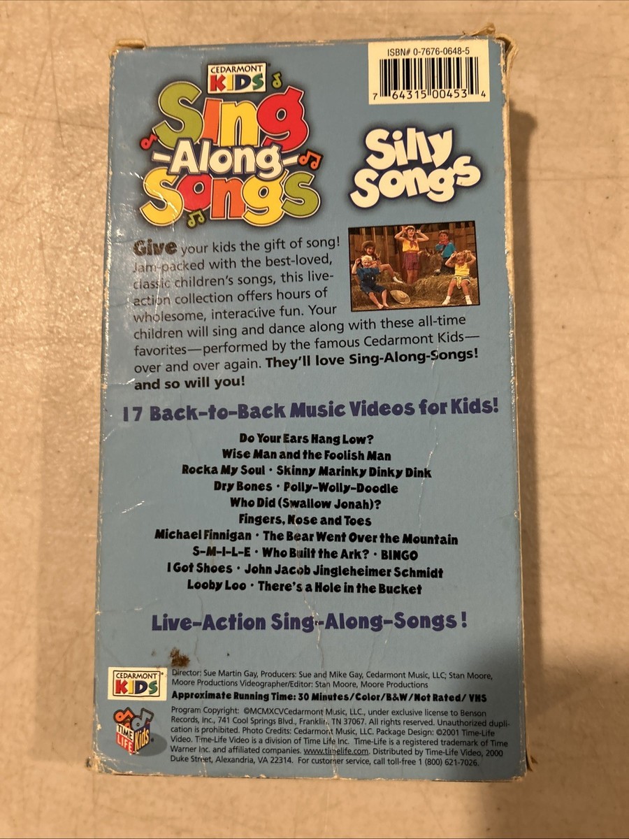 Cedarmont Kids Sing-Along Songs, Silly Songs | eBay