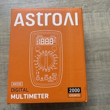 AstroAI Digital Multimeter Voltmeter Ohmmeter Ammeter Multi Tester Meter with Ba