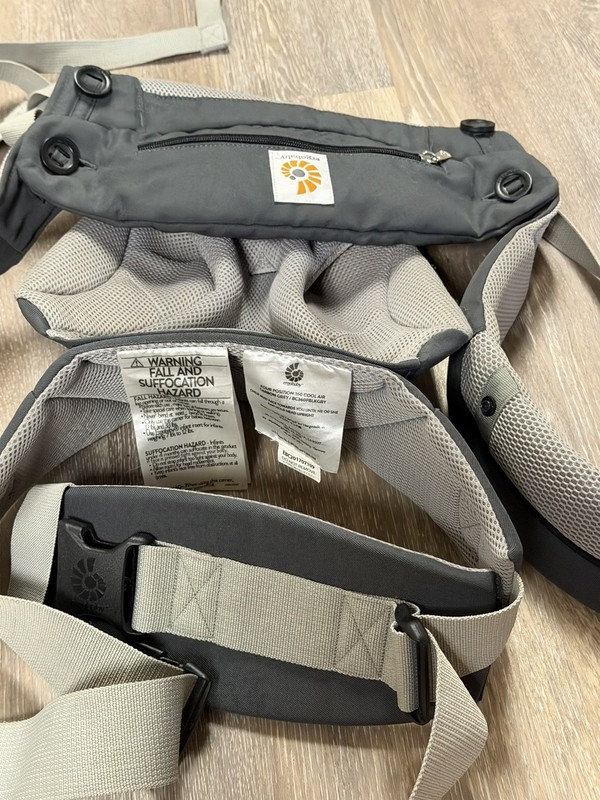 Ergobaby Omni 360 Cool Air Mesh Ergonomic Baby Carrier Pearl Grey