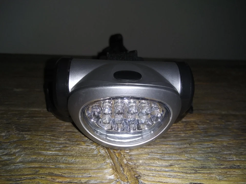 Dorcy Faro LED 150 Lúmenes 2 Vías Manos Libres Seguridad Luz Nocturna Cabeza Lámpara Engranaje Foto 2 de 4