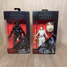 Star Wars The Black Series 6in. Rey Jakku and BB-8  Tie Fighter Pilot Bundle-New