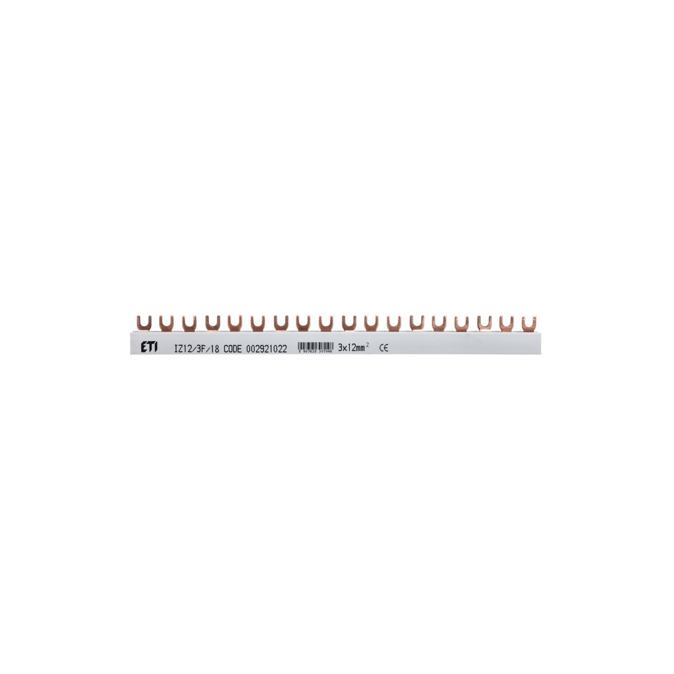 3P 80A 12mm² Fork Connecting Rail ETIBOX 002921022