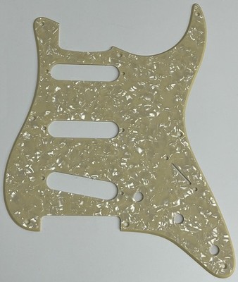 For Fit US Fender 57' 8 screw Stratocaster Style Guitar Pickguard Cream Pearl