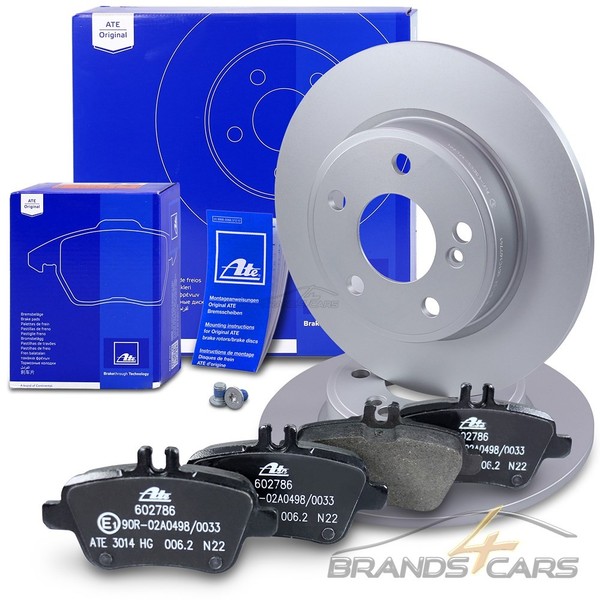 ATE Bremsscheiben +BremsbelÄGe Hinten FÜR Mercedes A-KLASSE W176 B-KLASSE W246-image