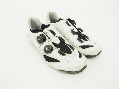Lake CX238 Men's Road Cycling Shoes Size 43.5 / US 10.5 WIDE White 3-Bolt