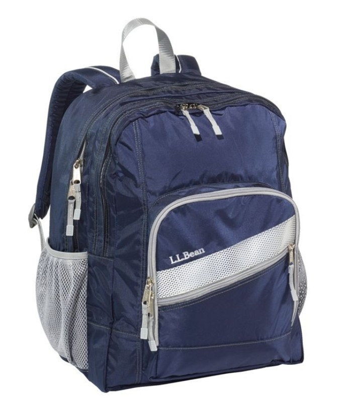 NEW L.L.Bean Deluxe Book Pack BACKPACK , 37L, NAVY BLUE