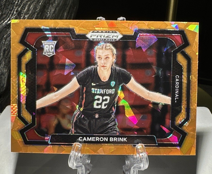 2024 Panini Prizm Draft Picks - Orange Ice Prizm Variation#89 Cameron Brink (RC)