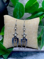 2  Silver-tone Earring Set Boho Gothic Retro Drop Dangle New Free Ship B1414
