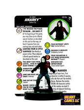 DC Heroclix Anarky #003b w/ Card Joker's Wild Set