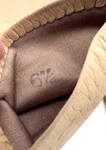 Gloves Tan Kid Leather 1950s Saks Fifth Avenue France Silk Lined Size 6.5 Vtg - Picture 14 of 20