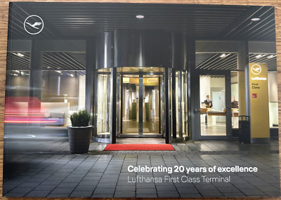 Lufthansa Jubiläumsbroschüre - 20 Jahre Lufthansa First Class Terminal