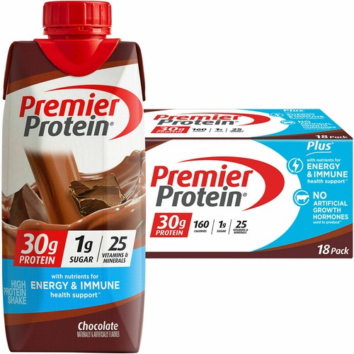 Premier 30g Protein PLUS Energy & Immune Support Shakes, 11 fl oz X 18-pack - Picture 11 of 12