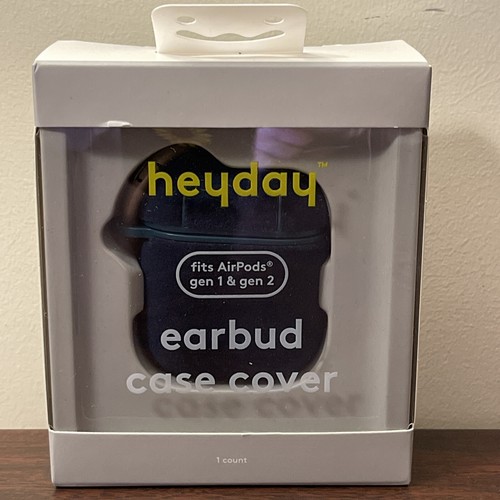 Heyday Earbud Funda Rígida para Airpods Gen 1 y 2 Apple Verde Azulado Nueva - Imagen 1 de 5