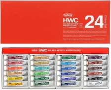 Holbein Artist's Watercolors Set of 24 5ml Tubes W405