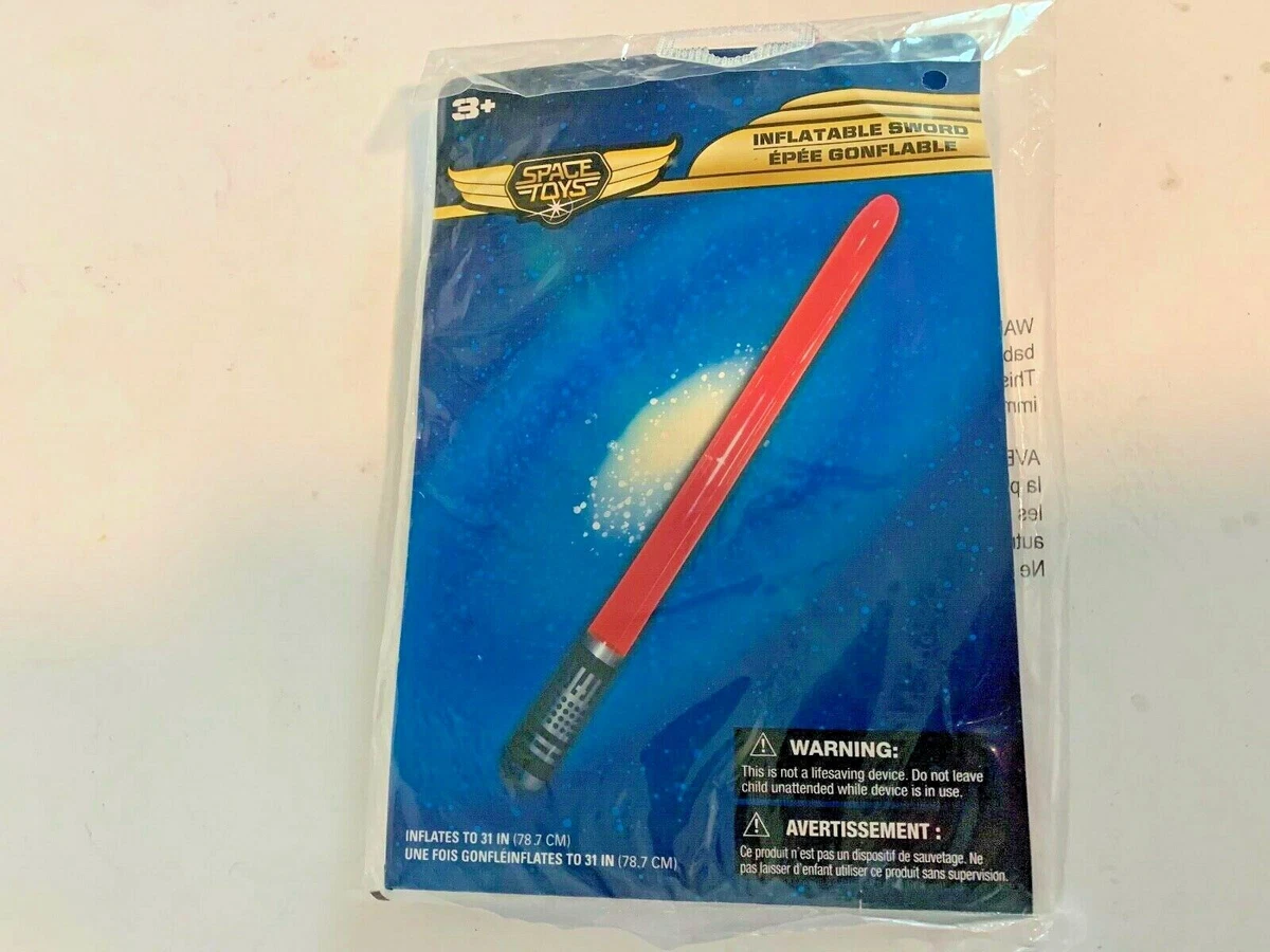Space Toys Inflatable Sword Red Ages 3 And Up 31 in inflated