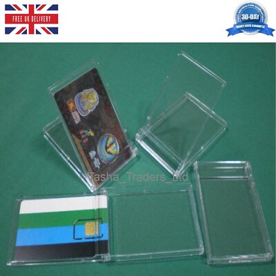 Visitenkarten klare Etuis 3,62'''' x 2,40'''' x 0,36'''' hochwertige PS Materialien x 200