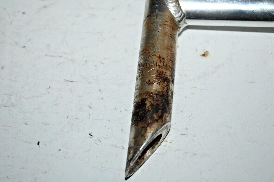 Vástago de pluma de bicicleta vintage Kalloy 22,2 mm 90 mm 25,4 mm 0º elevación MTB envío rápido a EE. UU.! Foto 2 de 4