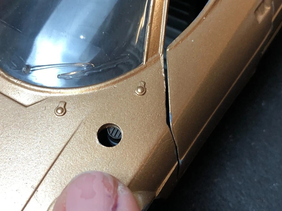 2 - Imperfect MARTOYS ITALY 1:24 Diecast RED/COPPER LANCIA STRATOS #0108 No Box - Image 2 of 4