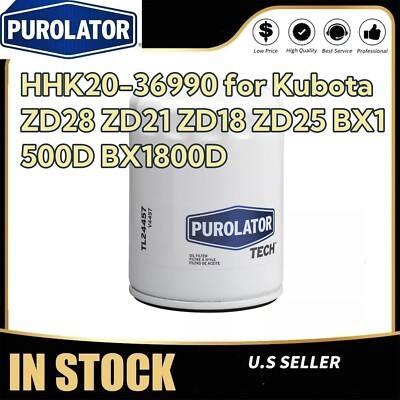 Hydraulic Oil Filter HHK20-36990 for Kubota ZD28 ZD21 ZD18 ZD25 BX1500D BX1800D