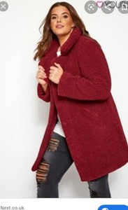 red teddy bear coat
