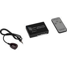 HDMI 2.0 Premium 4K 60 Hz 3-Input 1-Output HDCP 2.2 Switch with IR Remote