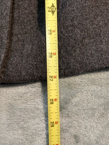 Vintage Sasson 80er Jahre Damen grau schwarz Wolle Blazer Gr. 6 Schulterpolster - Bild 3 von 9