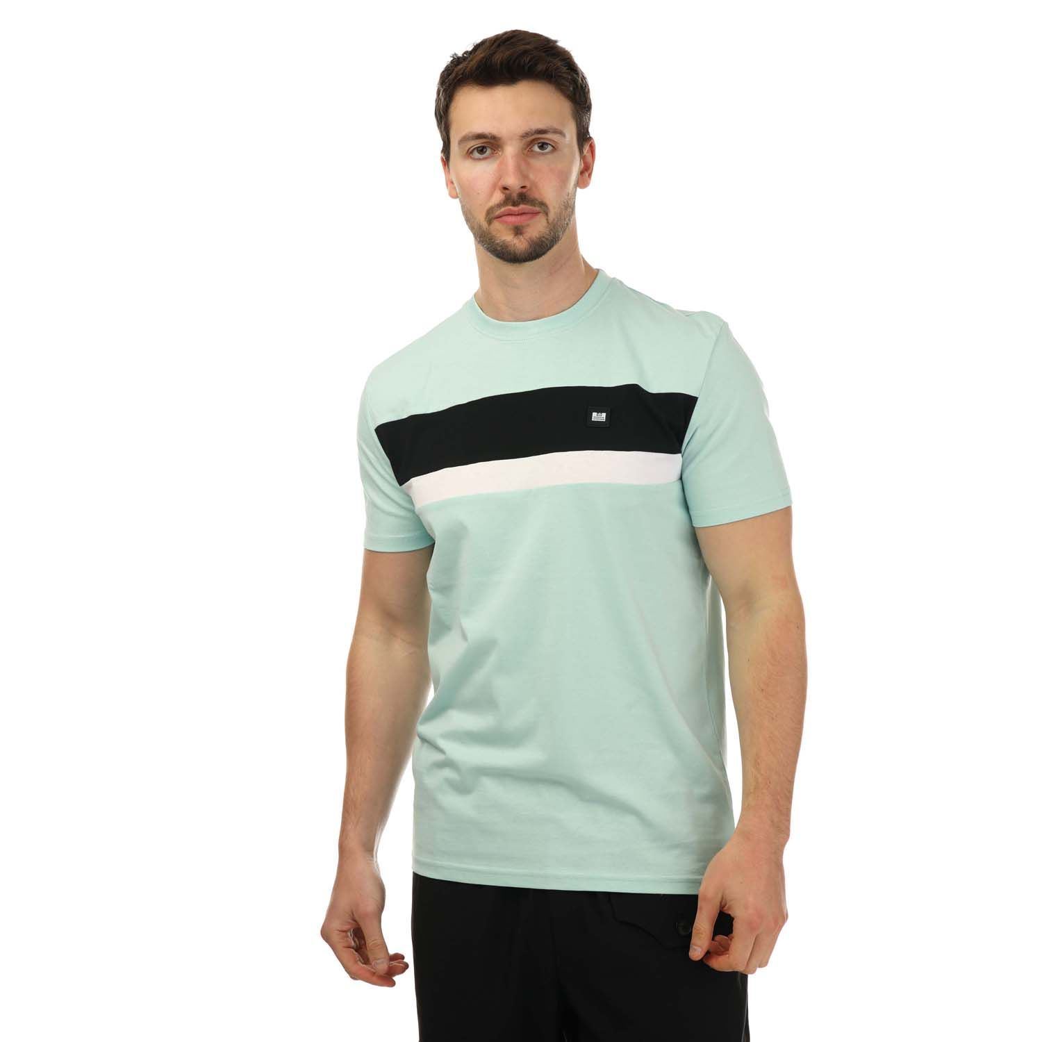 Футболка Herren с надписью Weekend Offender Kreuzworthrtsel с цветным блоком Kurzarm в Блау 5290₽