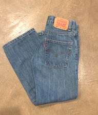 Levi's - Boy's 569 Loose Straight Skater 90s Wide Baggy Jeans - Size 8 Reg 24x23