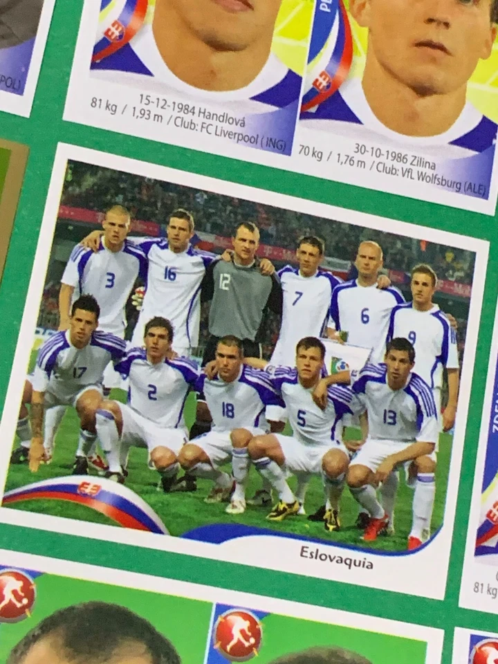 2010 Navarrete South Africa World Cup FIFA #E24 SLOVAKIA SOCCER FULL TEAM - Image 2 of 4