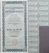 55 X Societe Stephanoise Constructions Mecaniques po 50 FFR każda