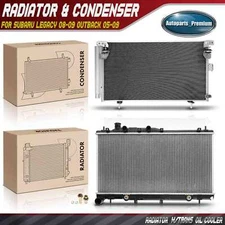 Radiator & AC Condenser Cooling Kit for Subaru Legacy 08-09 Outback 05-09 3.0L