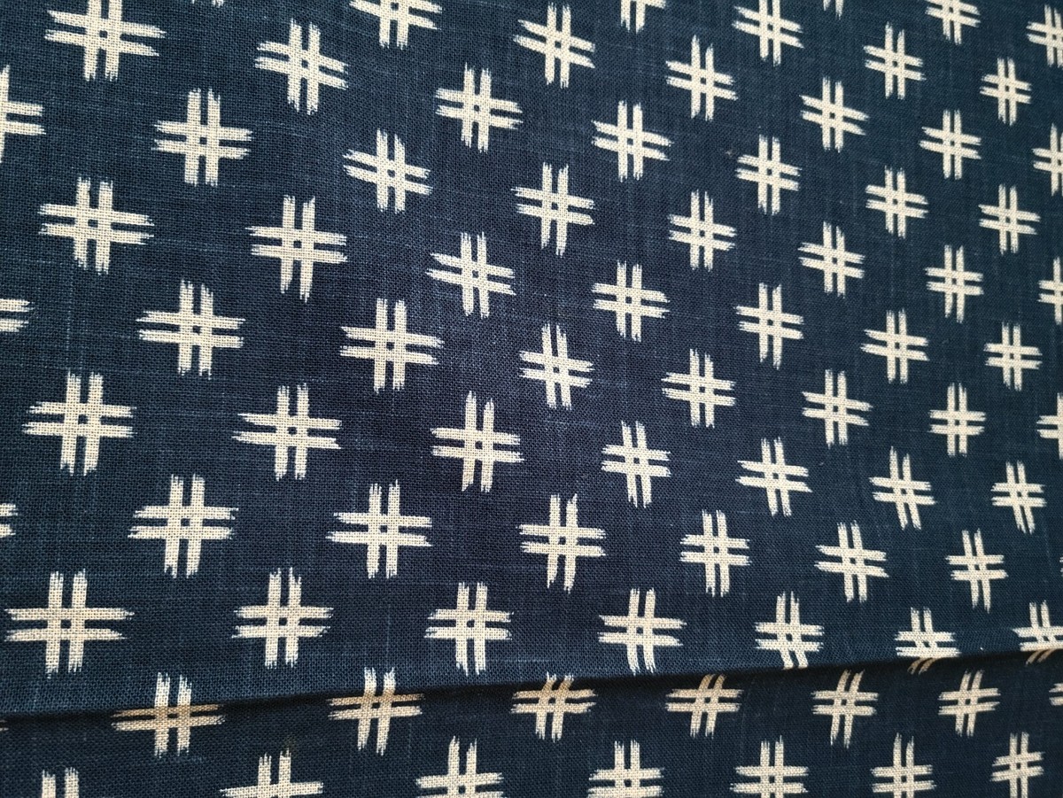 Japanese indigo dyeing fabric 110㎝×240㎝ (42