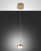 Fabas Luce Led Pendelleuchte Dunk Ø140Mm 8W Warmweiß Messing