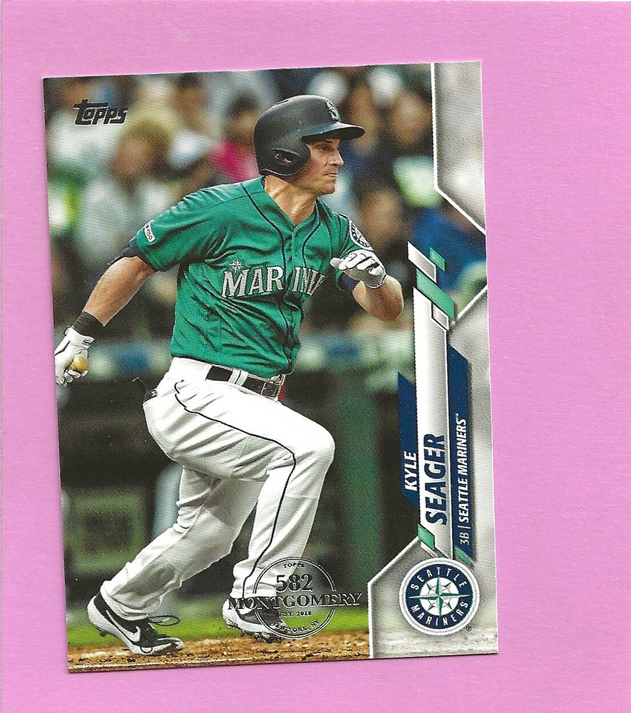2020 Topps 582 Montgomery Club Foil Stamp #575 Kyle Seager Seattle Mariners