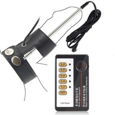 E-Stim Electric Shock UrethraSound Peniss Cage Cockrings Therapy Set for Male