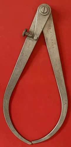 LUFKIN RULE CO. USA 12" Outside Caliper Firm Joint VINTAGE  Pro Machinist Tool