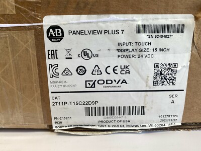 Allen-Bradley PanelView Plus 7 2711P-T15C22D9P