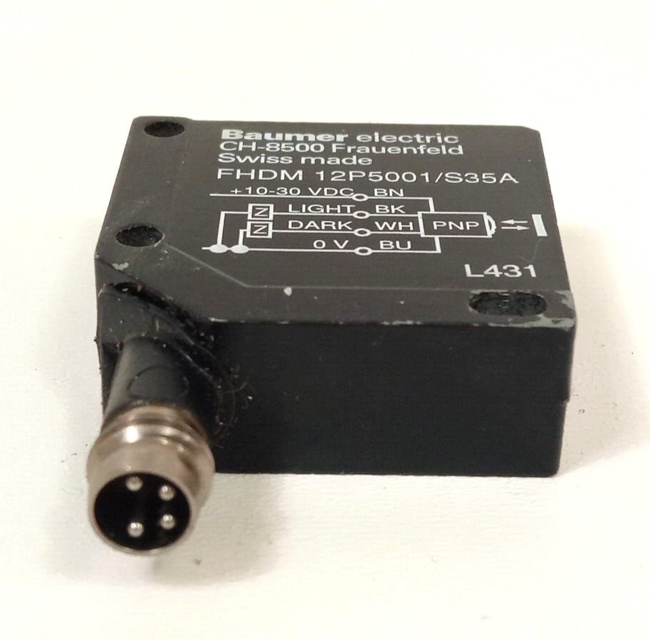 BAUMER ELECTRIC FHDM 12P5001/S35A / FHDM12P5001S35A Lichttaster | eBay