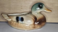 10" POTTERY GARDEN Duck SCULPTURE Planter G2 