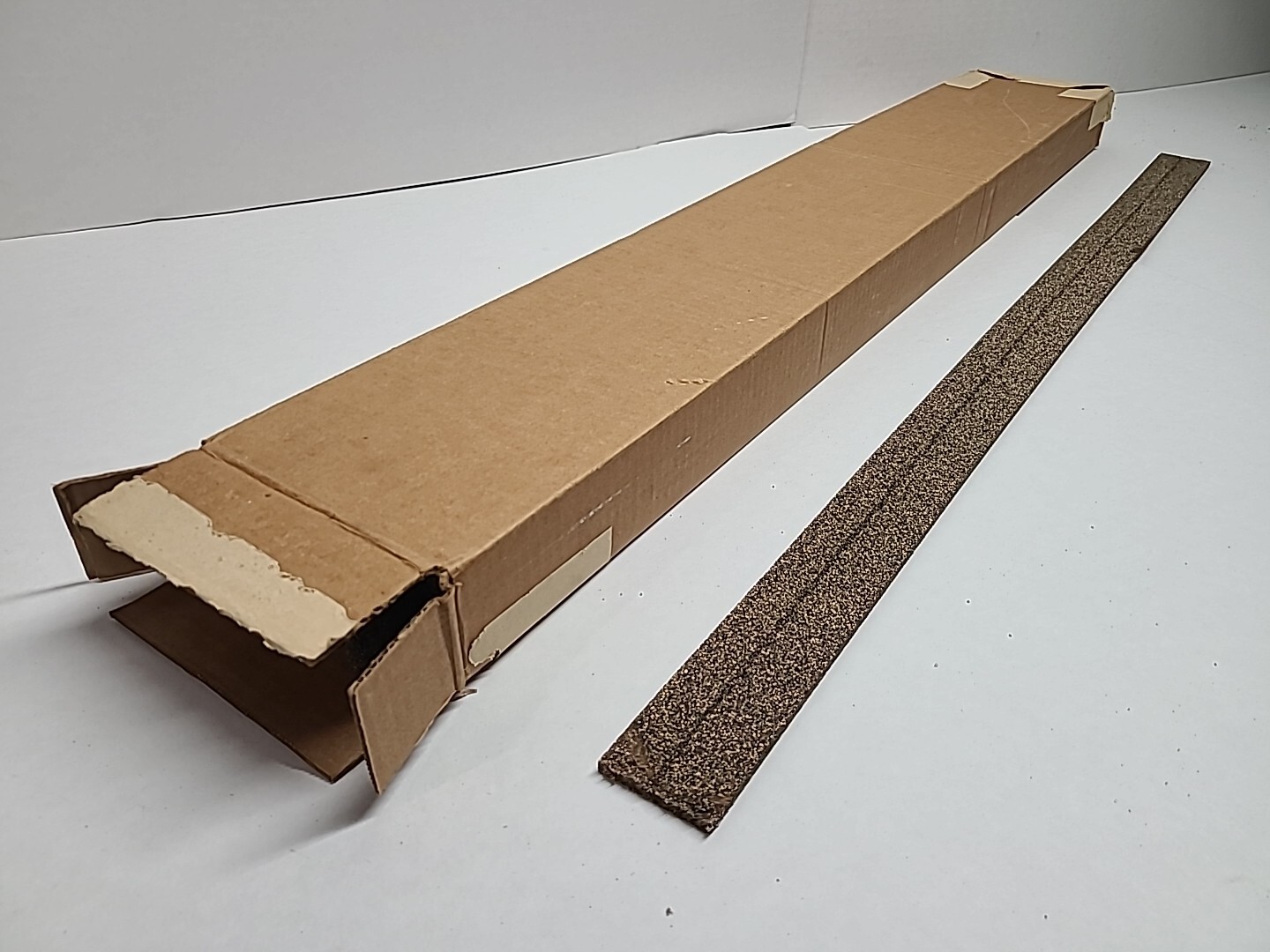 25 pieces HO Scale Train Track Cork Roadbed 36 inch Rail Road