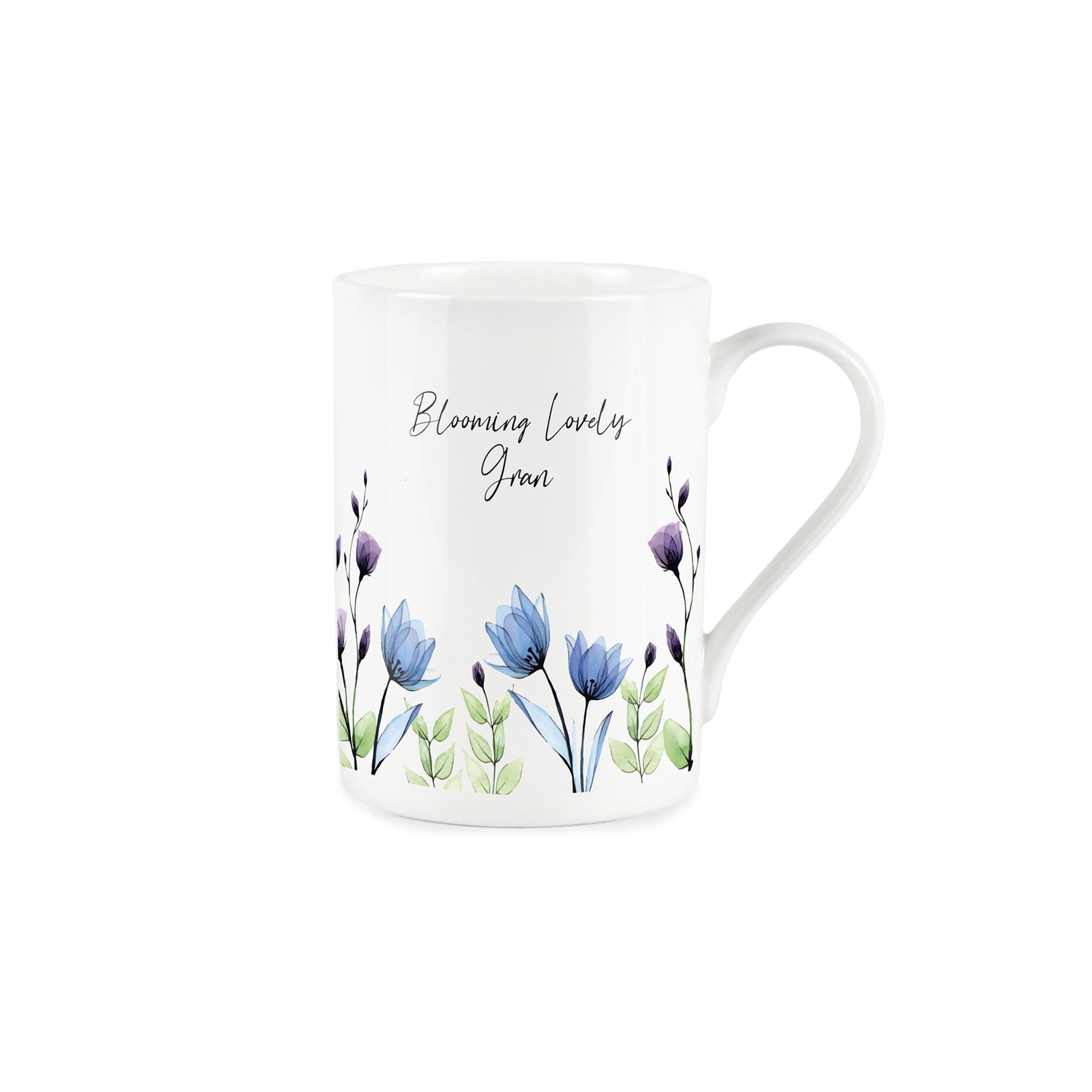 Blooming Lovely Gran Bone China Mug - Floral Tea/Coffee Cup Present