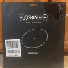 Hudson Hi-Fi Transparent Acrylic Turntable Slipmat RARE SOLD OUT audiophile
