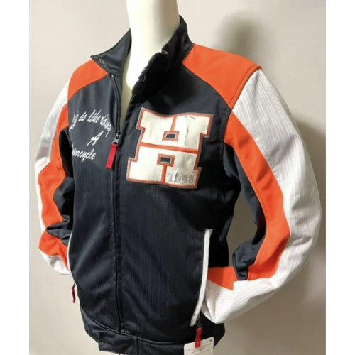 Honda×SHINICHIRO ARAKAWA Motorcycle Jacket size:M Black x Orange
