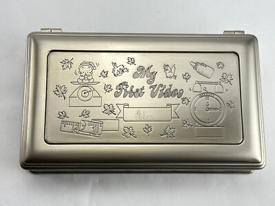 Tiny Treasures Pewter Baby s First VHS Holder - Engraved With Name Alex