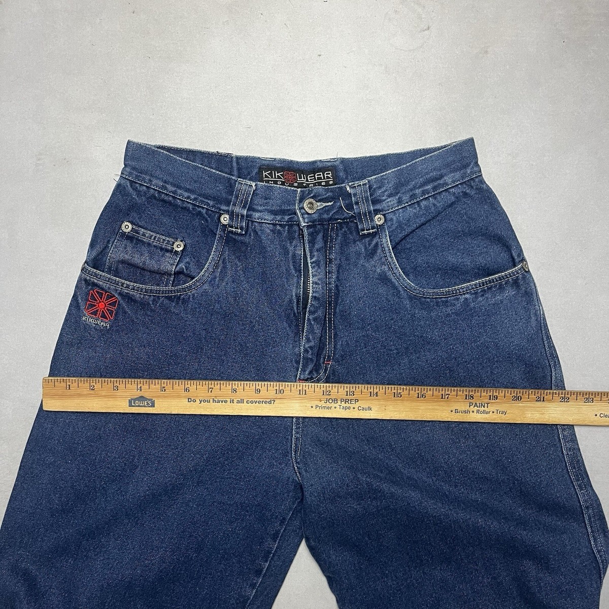 Vintage 90's Kikwear Industries JNCO Denim Jeans Wide Leg