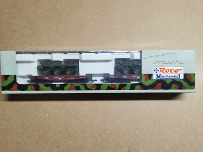 Neuer Roco Minitanks Spezial 803 Schwerlastwagen mit 2 Panzer ,OVP