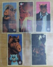 (5) Alf Bubble Gum Wrap Around Stickers Brazil? Wraparound