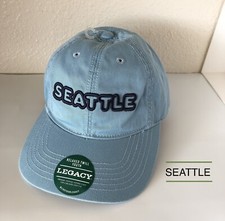 Legacy Relaxed Twill Youth Adjustable Spring Beach Vacay Hat Cap Blue Seattle